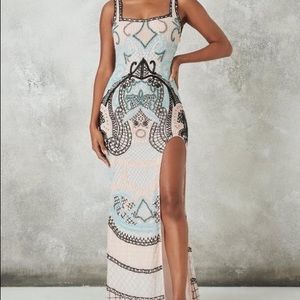 Multi Colored Beaded Dress